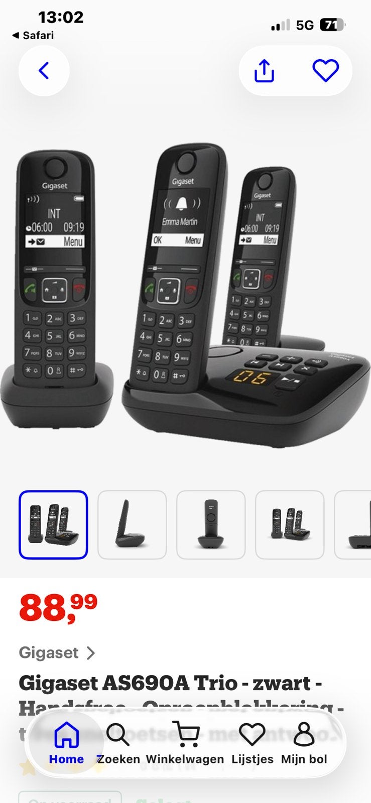 Gigaset AS690a Trio, Verzenden, Nieuw, 3 handsets