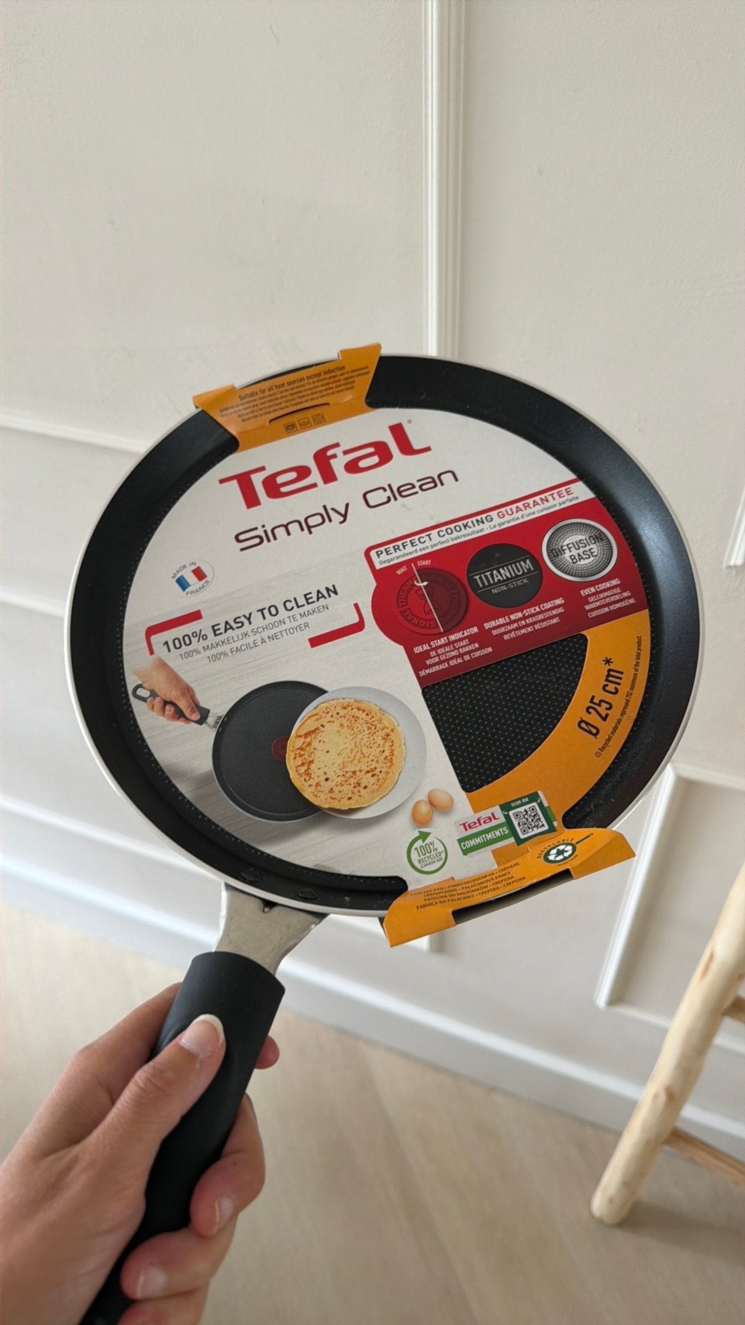 Tefal pannenkoekenpan NIEUW!, Ophalen, Koekenpan, Tefal, Nieuw