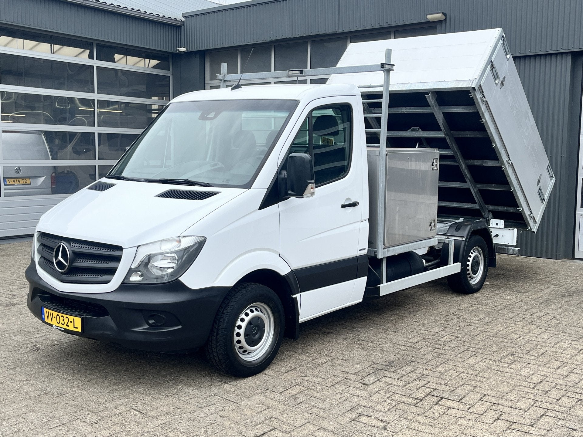 Mercedes-Benz Sprinter 316 1.8 NGT 366 CNG en Benzine 157pk, Auto's, Automaat, Gebruikt, CNG (Aardgas), Wit