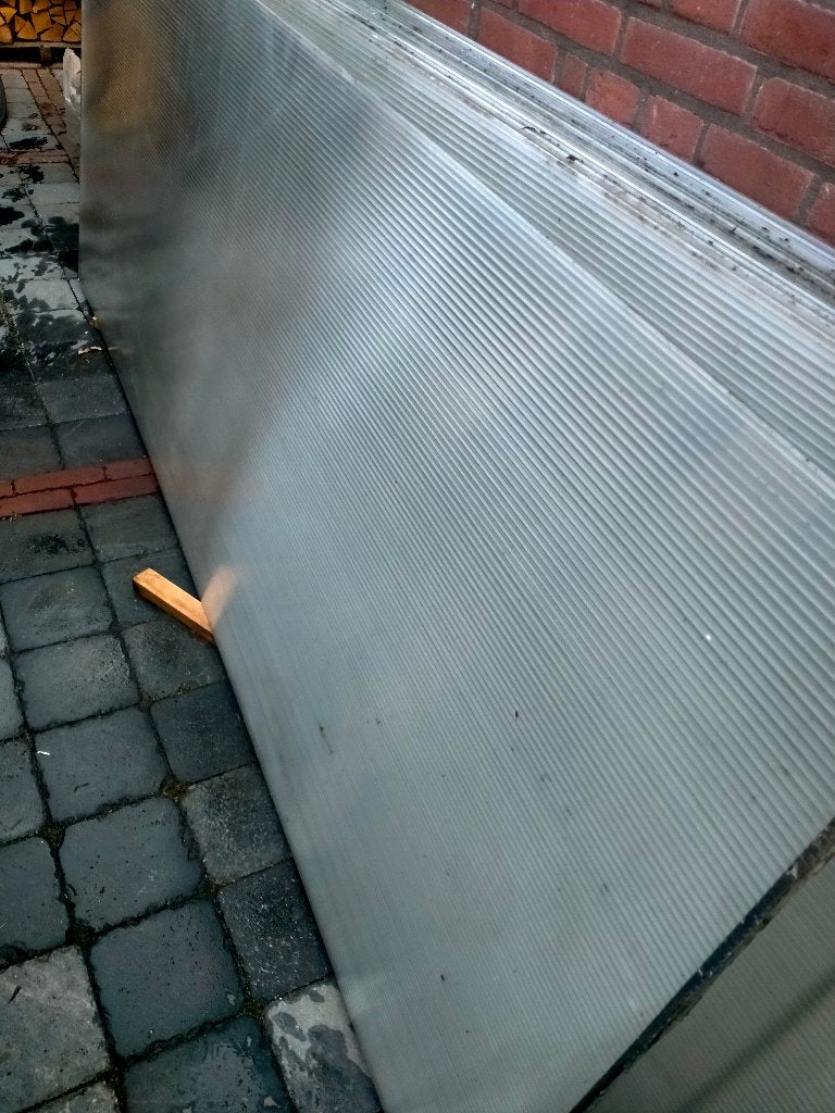 Polycarbonaat 10 mm, Ophalen, Gebruikt, Veranda