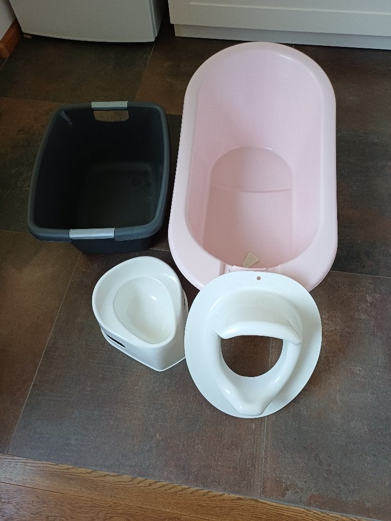 Baby/kinderbadjes, kinderpotje en wc verkleiner, Ophalen, Gebruikt, Overige typen