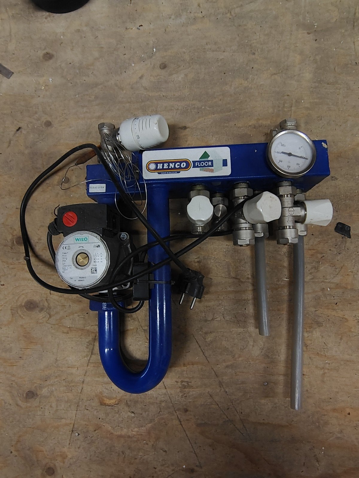Henco Vloerverwarming Verdeler met Wilo Pomp, 30 tot 80 cm, Gebruikt, Overige typen, Ophalen of Verzenden