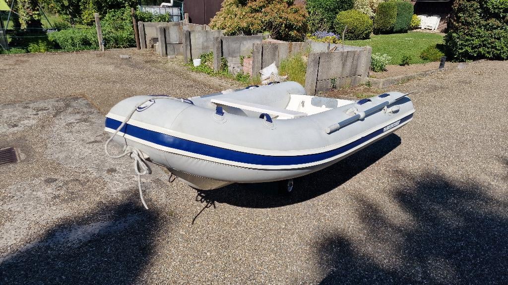 Zeer goede Mercury 290 rib boot en 4 tact Suzuki DF6A motor, Ophalen, Zo goed als nieuw, Pomp, Benzine