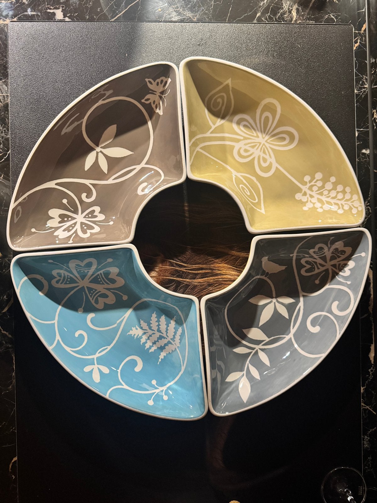 4 Riverdale  microwave schalen., Ophalen of Verzenden, Nieuw, Overige stijlen, Schaal of Schalen
