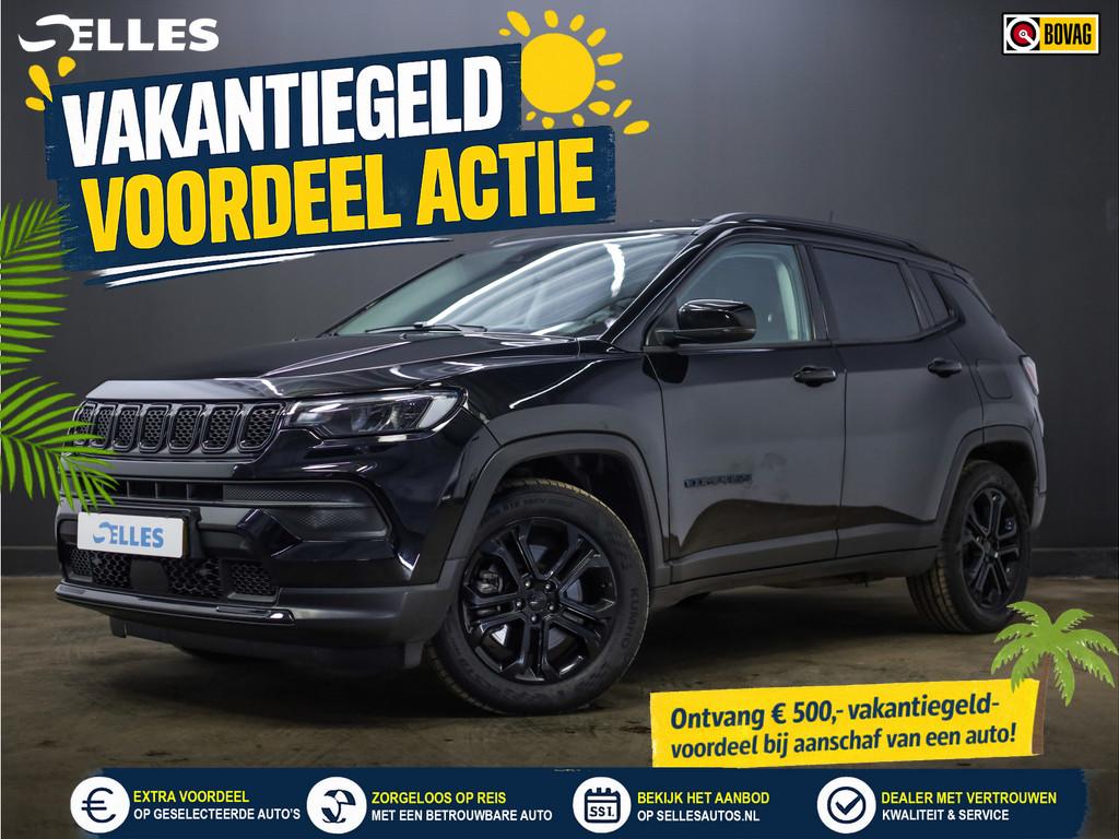 Jeep Compass 4xe 190 Plug-in Hybrid Electric Night Eagle | S, Automaat, Leder en Stof, Zwart, Bedrijf