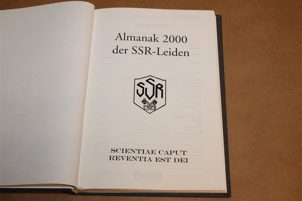 Almanak 2000 Der SSR-Leiden — Studentenvereniging, Ophalen of Verzenden, Gelezen