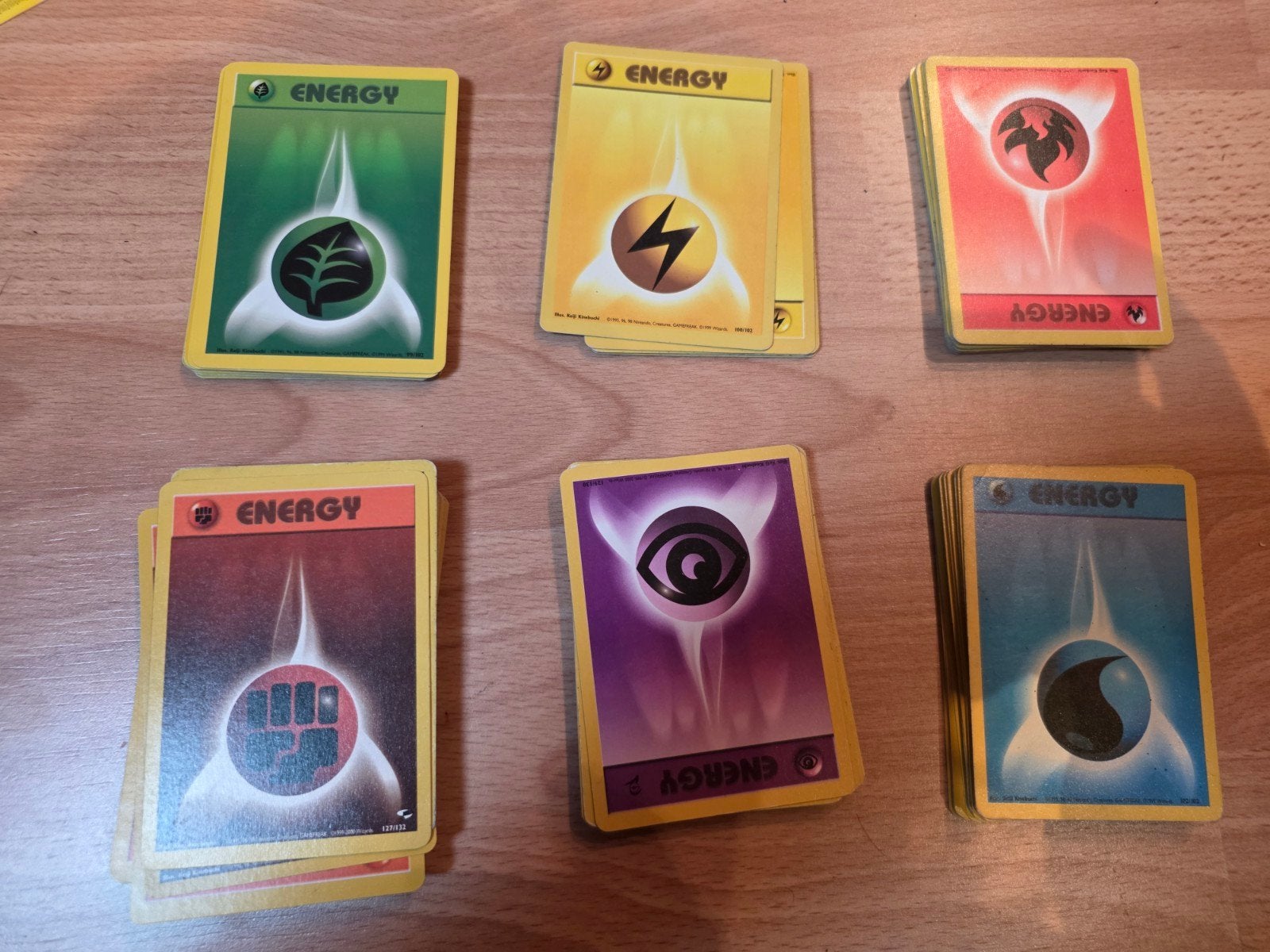 Pokémon Energy Kaarten - Diverse Types, Ophalen of Verzenden, Gebruikt, Meerdere kaarten