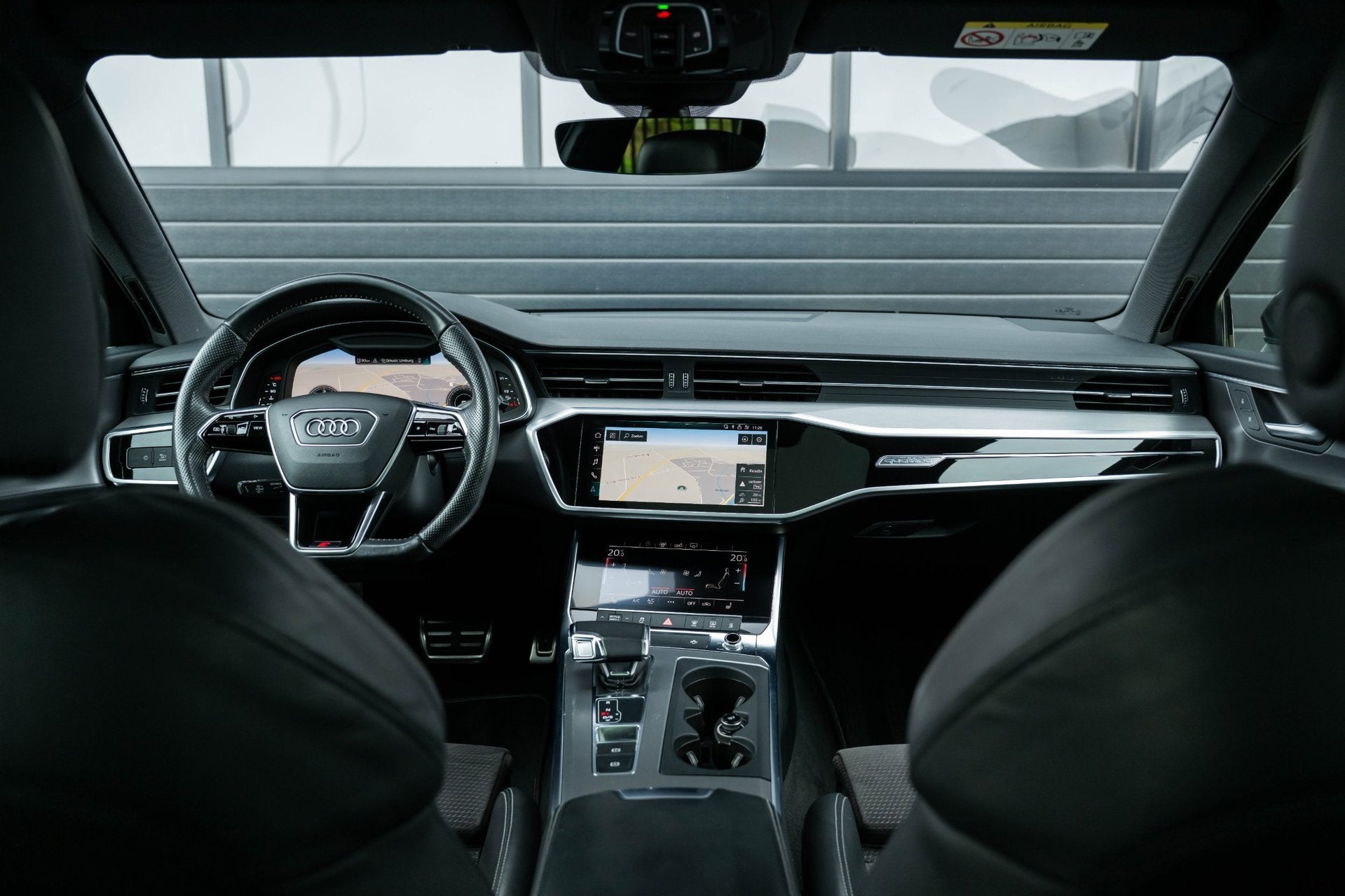 Audi A6 Avant 50 TDI quattro S-Line Pro Line Plus|Pano|Matri, Auto's, Dealer onderhouden, Gebruikt, Zwart, Geïmporteerd
