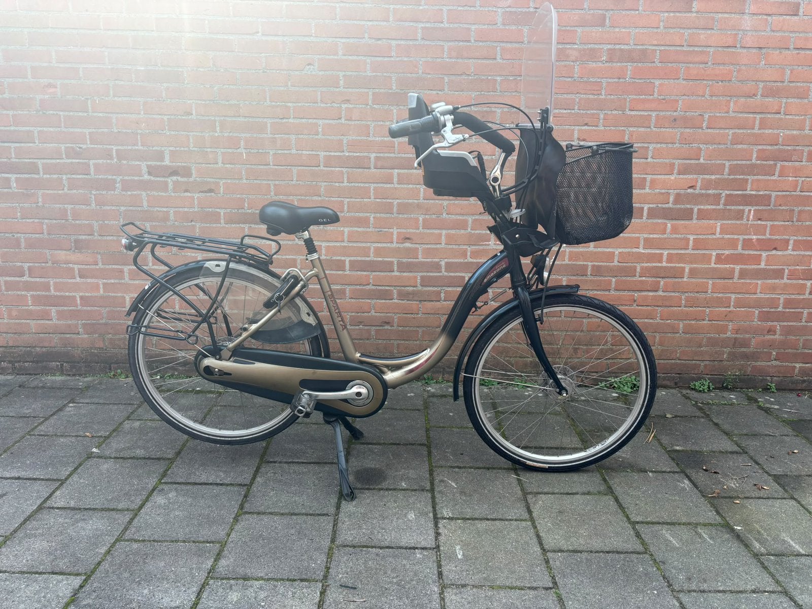 Te koop mooie stevige moederfiets van Sparta, Ophalen, 2 zitjes, Sparta, Versnellingen