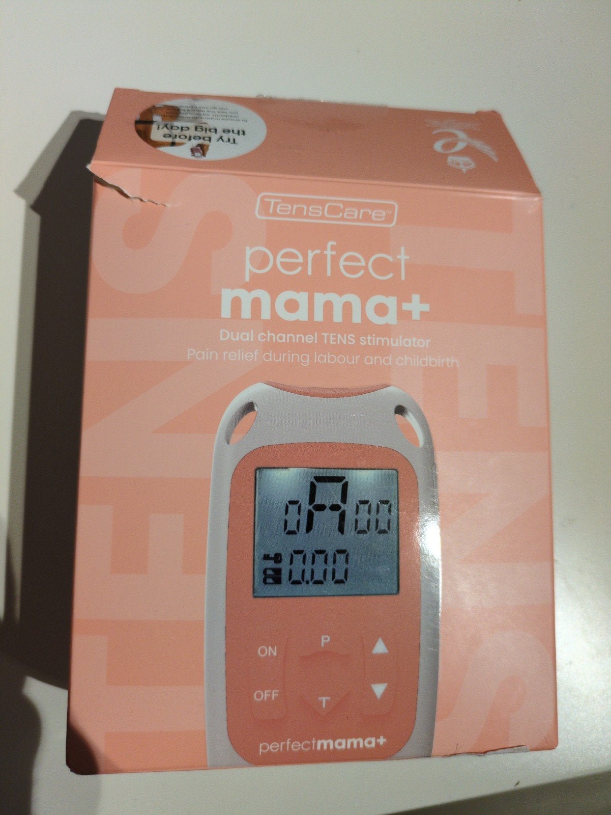 Perfect Mama+ TENS stimulator voor pijnverlichting, Ophalen of Verzenden, Zo goed als nieuw
