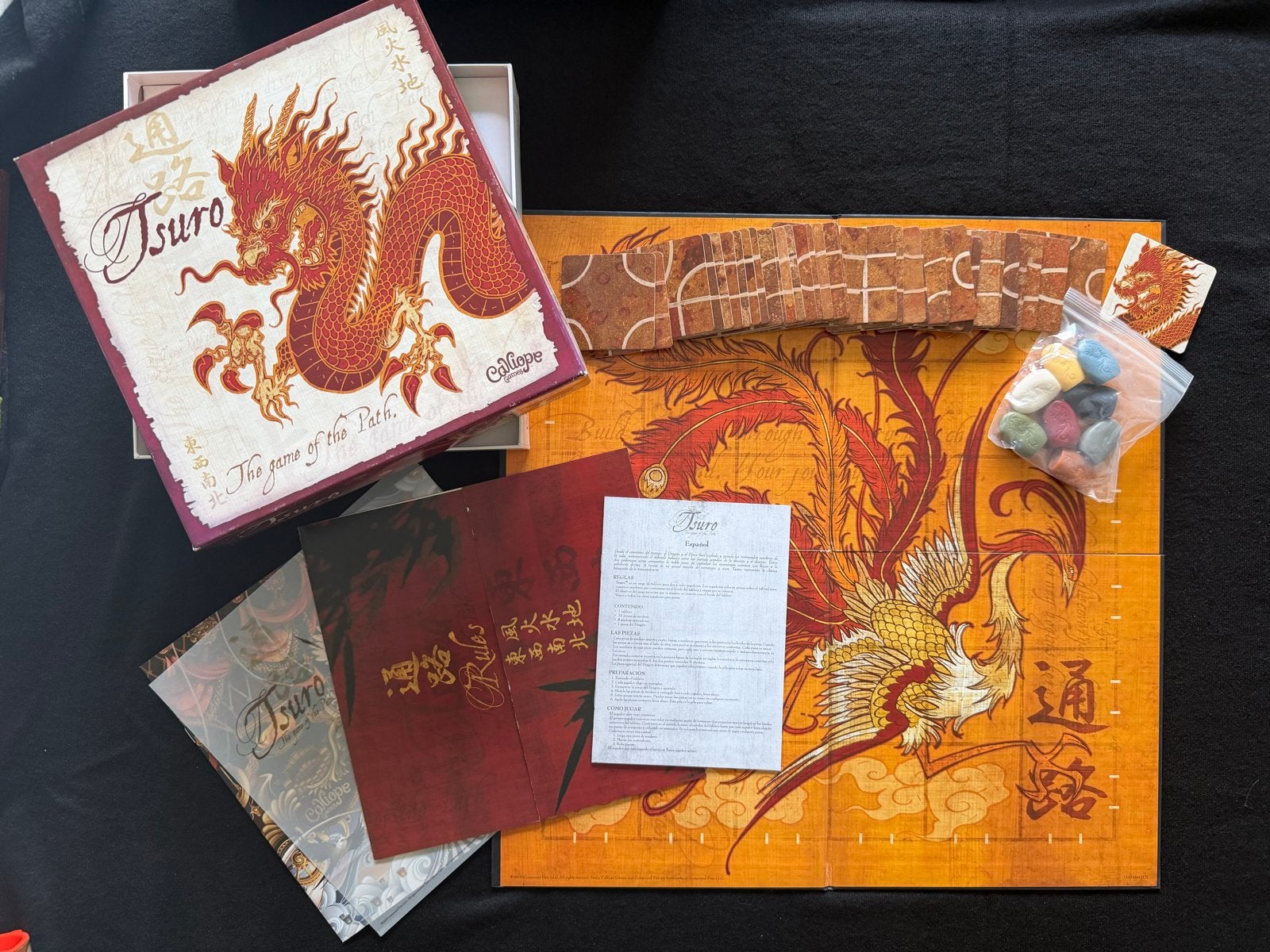 Tsuro: The Game of the Path - Zo goed als nieuw, Hobby en Vrije tijd, Een of twee spelers, Ophalen of Verzenden, Zo goed als nieuw