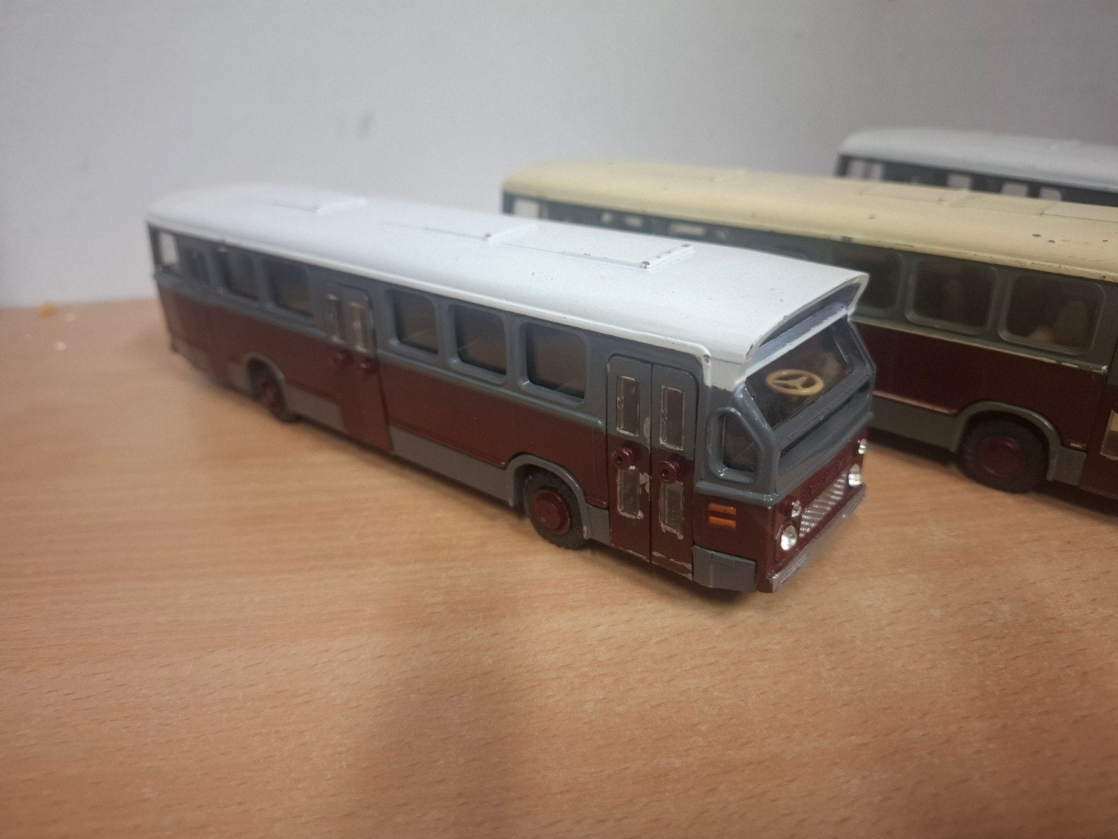 Daf stadsbus  lioncar 1:50, Ophalen of Verzenden, Gebruikt, Bus of Vrachtwagen, Lion Toys