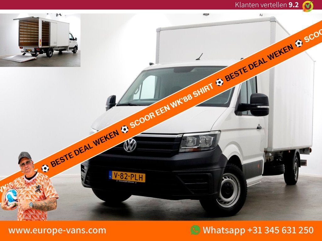 Volkswagen Crafter 35 2.0 TDI 140pk Bakwagen met laadklep en, Auto's, Gebruikt, Euro 6, 4 cilinders, Volkswagen