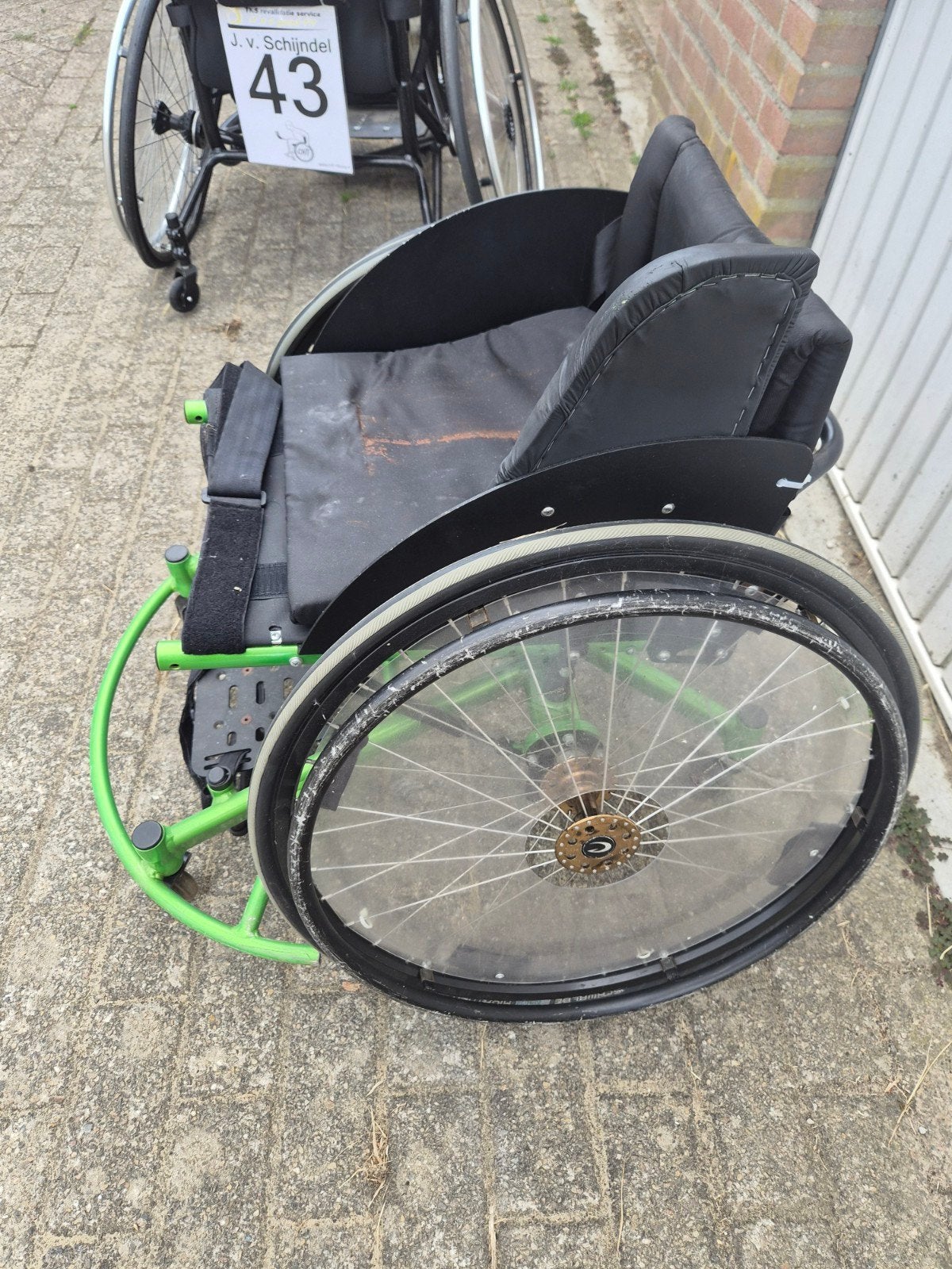 sport rolstoel, Ophalen, Zo goed als nieuw, Duwrolstoel