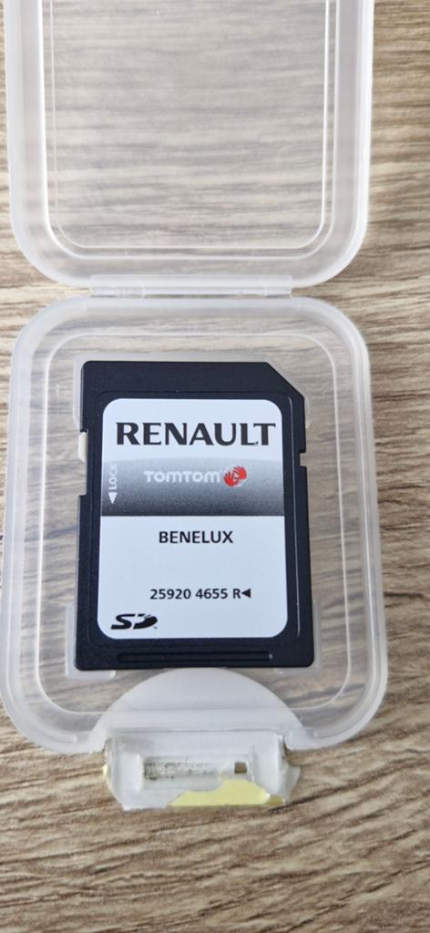Renault TomTom Benelux SD-kaart Navigatie, Auto diversen, Ophalen of Verzenden, Gebruikt