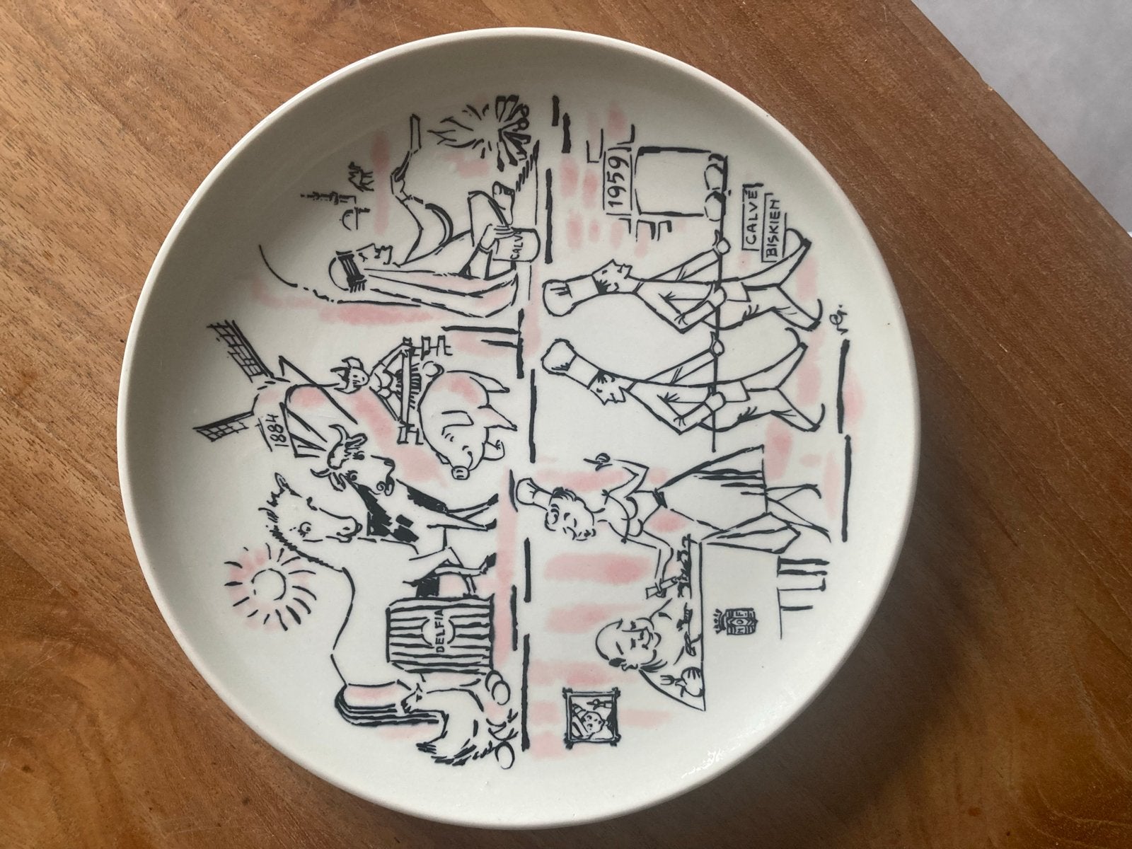 Vintage Royal Copenhagen Gedenkplaat 1959 - Holland, Ophalen