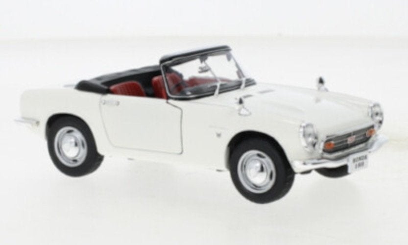 Honda S800 1966 Wit Schaal 1/24 Whitebox Nieuw, Hobby en Vrije tijd, Overige merken, Whitebox, Auto, Nieuw