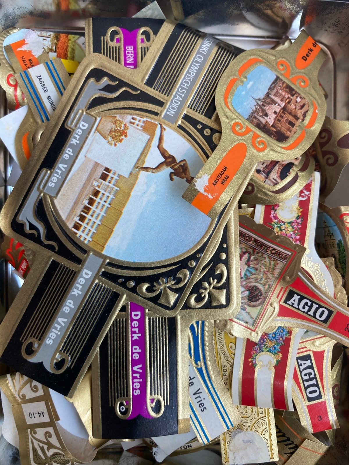 Gratis! Collectie Vintage Sigarenbandjes, Verzamelen, Ophalen, Gebruikt