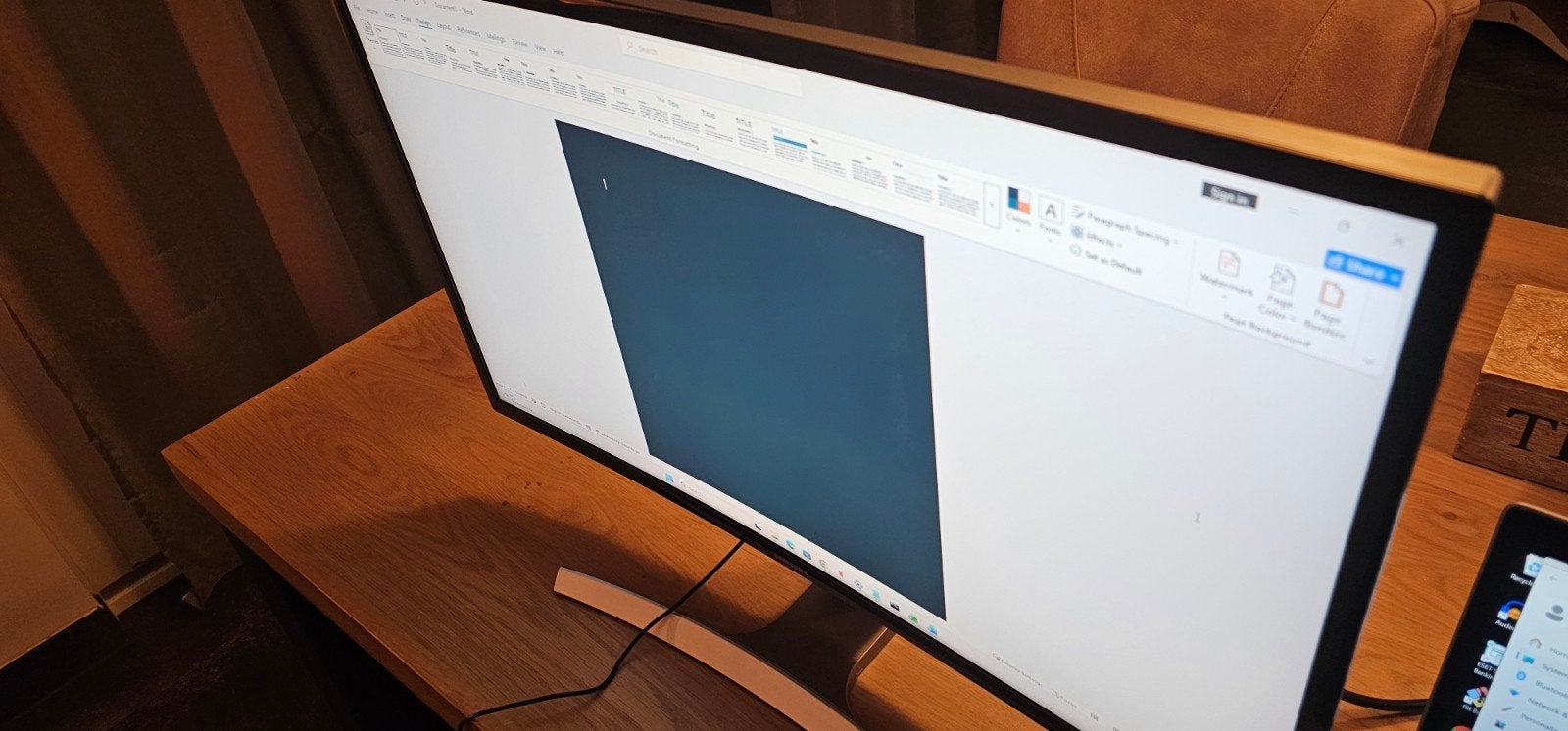Samsung T27D590CX/XU 27 inch Curved Monitor/TV, Ophalen, 50 Hz, Samsung, Gebruikt