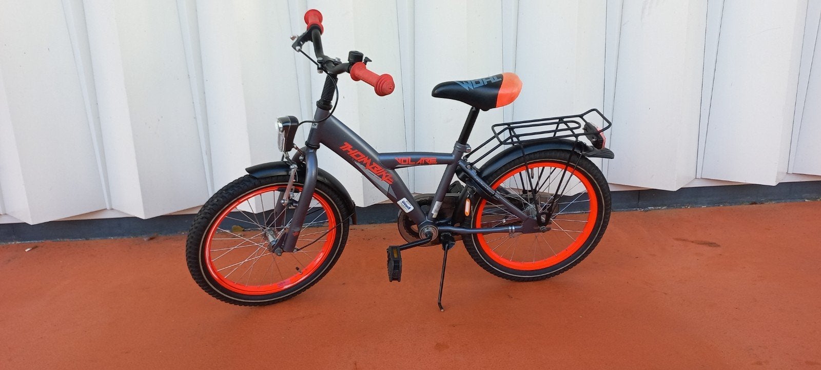 Kinderfiets Volare Thombike 18 inch met zijwieltjes, Terugtraprem, Zijwieltjes, Ophalen of Verzenden, Volare Thombike
