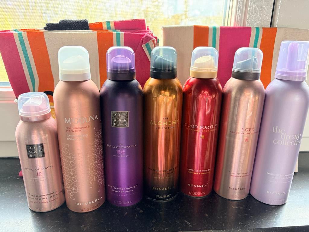 Rituals Doucheschuim & Bodylotion Mousse Collectie, Ophalen, Nieuw, Bad & Douche
