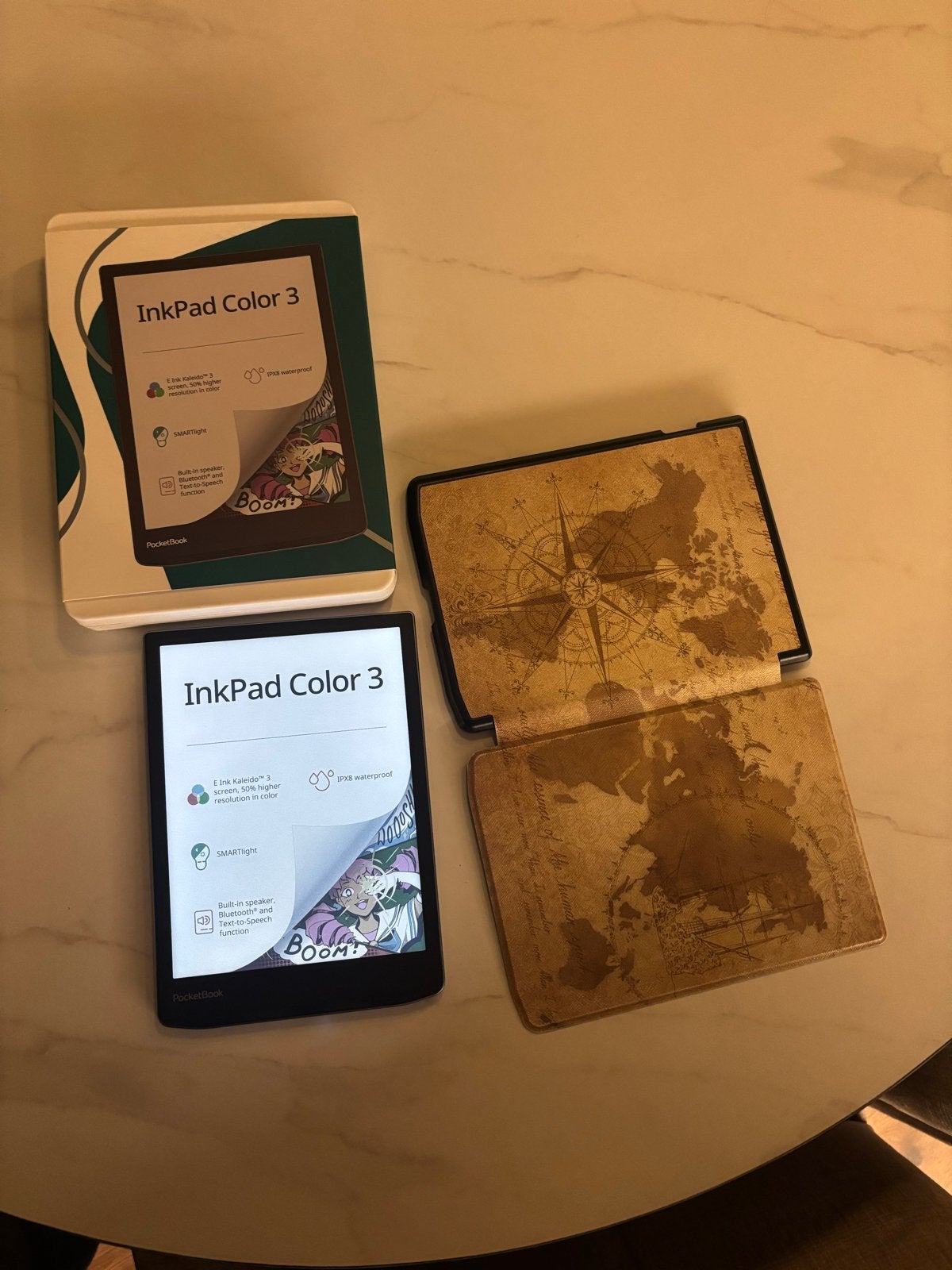 PocketBook InkPad Color 3 met 7,8 inch scherm, Ophalen, Bluetooth, Zo goed als nieuw, 7 inch