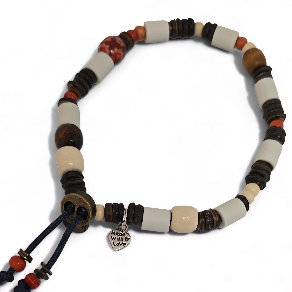 33 cm Tekenketting met EMX-kralen - nieuw, Ophalen of Verzenden, Nieuw, Overige typen