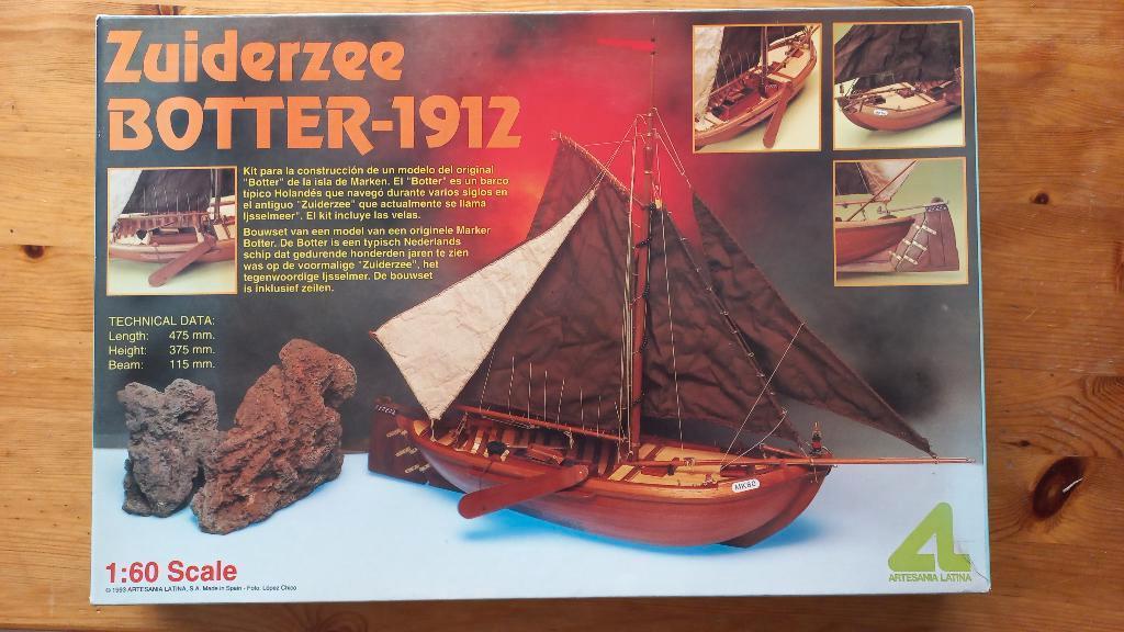 Zuiderzee Botter -1912 bouwdoos (Nieuw in verpakking), Hobby en Vrije tijd, Ophalen of Verzenden, Nieuw