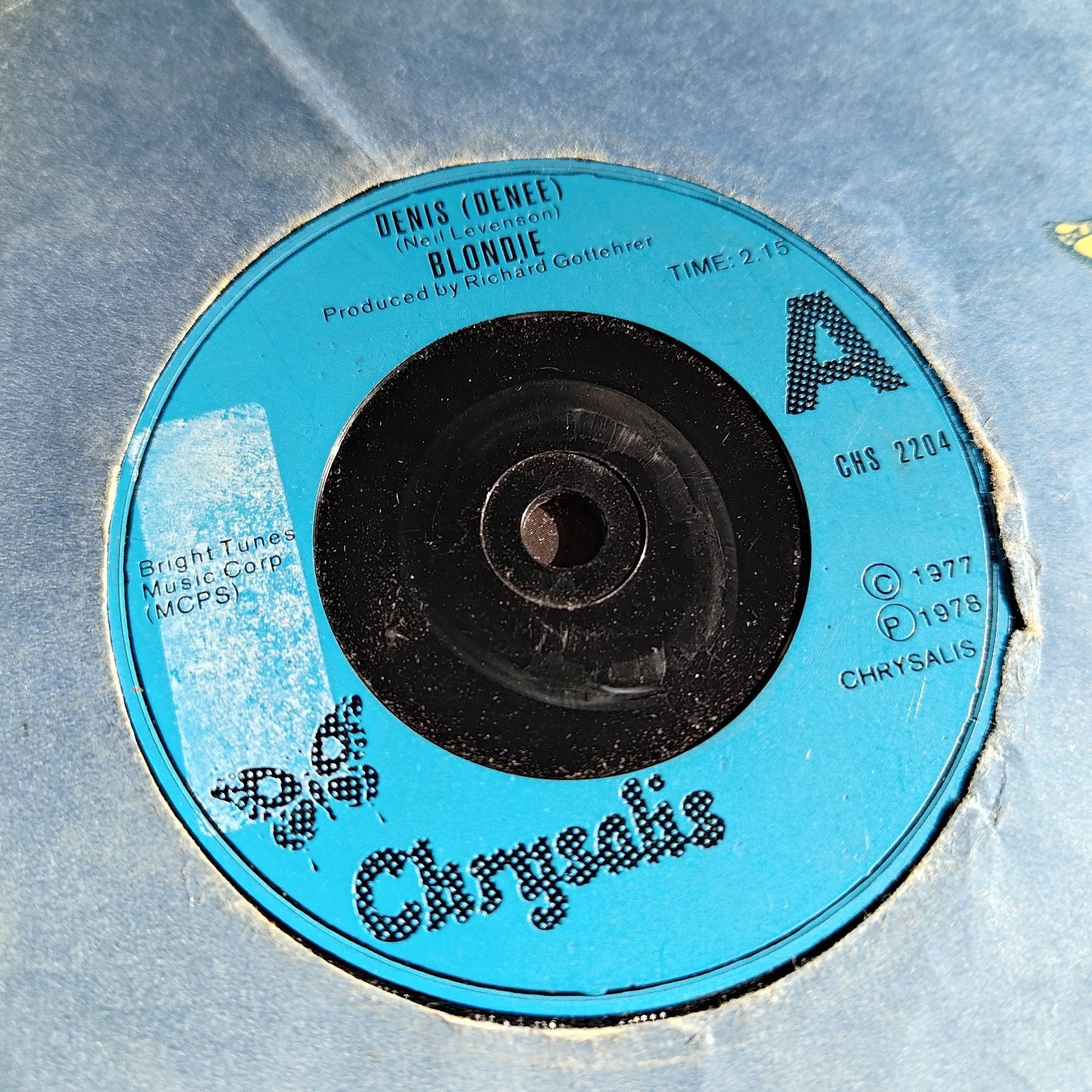 Blondie - Denis (Denee) 7 inch single (1978), Cd's en Dvd's, Gebruikt, 7 inch, Ophalen of Verzenden, Pop