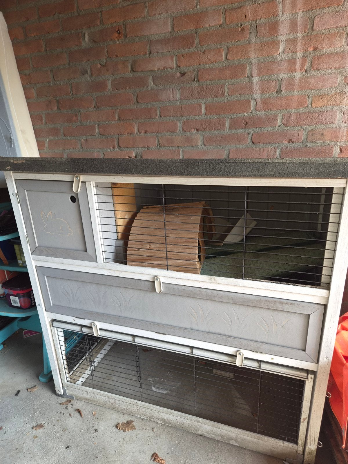 konijnenhok met benodigdheden, Ophalen, Kooi, 90 cm of meer, Konijn