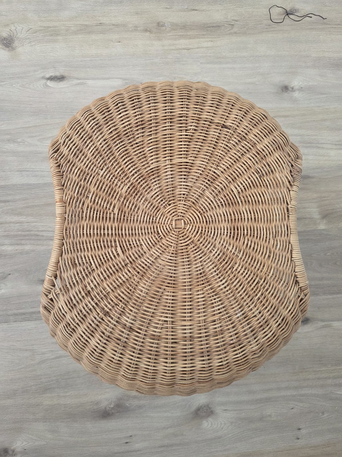 Ikea Gamlehult rotan bijzettafel / plantentafel, Ophalen, 50 tot 100 cm, Zo goed als nieuw, Ovaal
