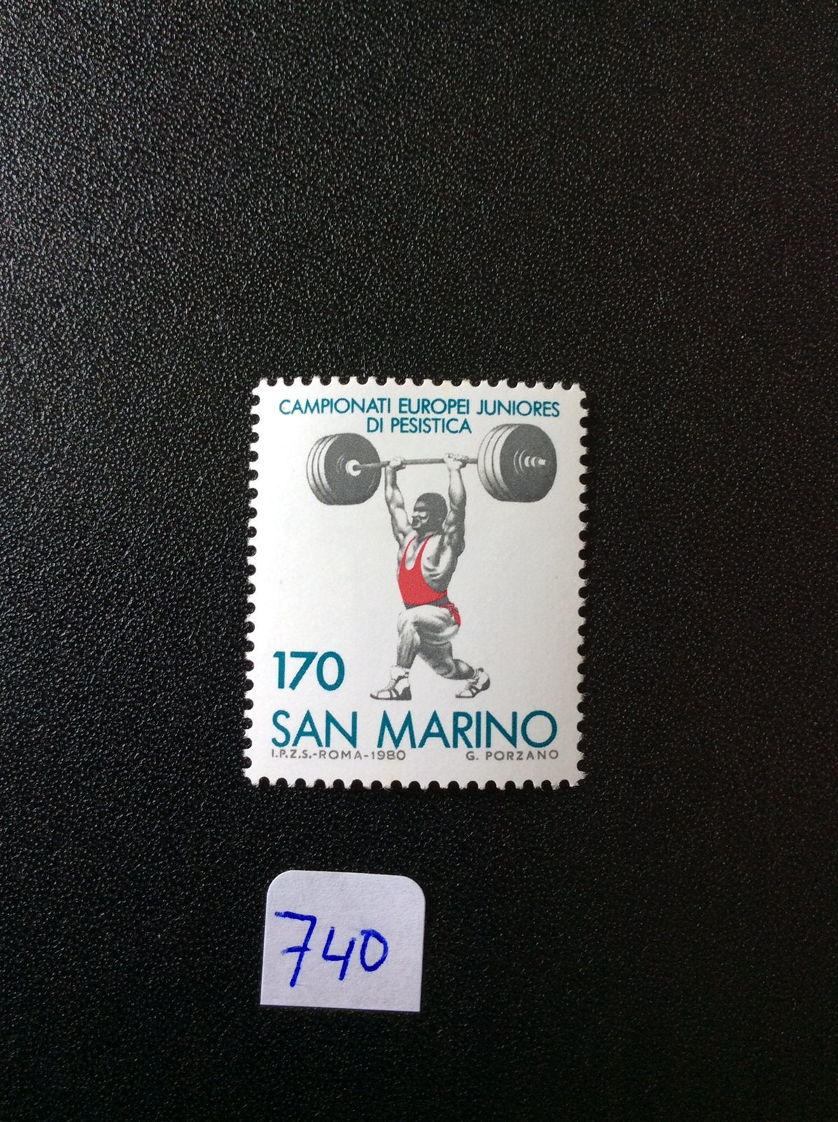 San Marino postzegel 1980 Mi 1221, Ophalen of Verzenden, Overige landen