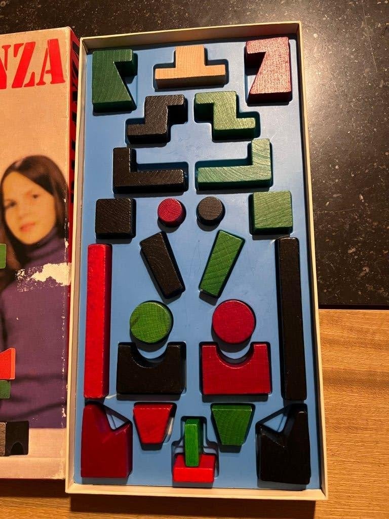 Vintage houten blokken spel, Balanza van Jumbo, Ophalen of Verzenden, Gebruikt, Overige typen