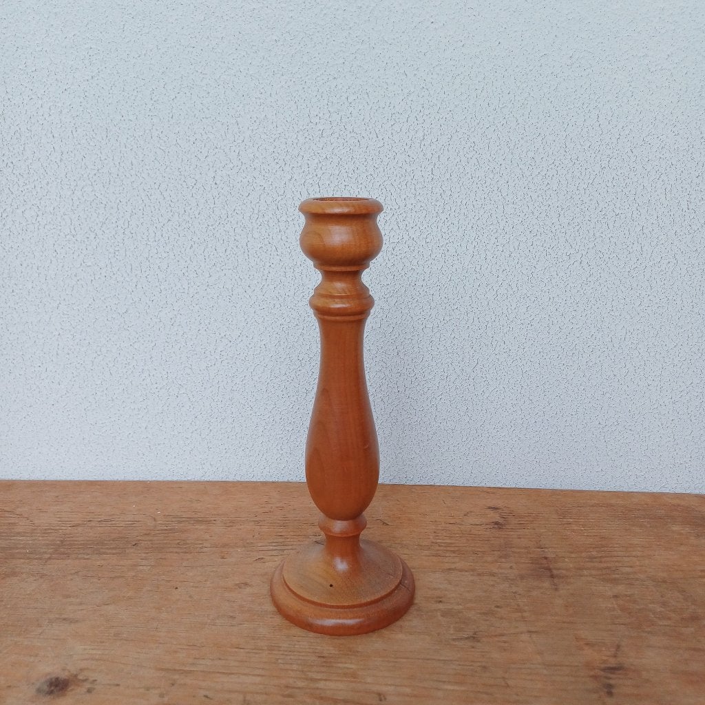 Houten kandelaar Woodturner, Antiek en Kunst, Ophalen of Verzenden, Overige materialen
