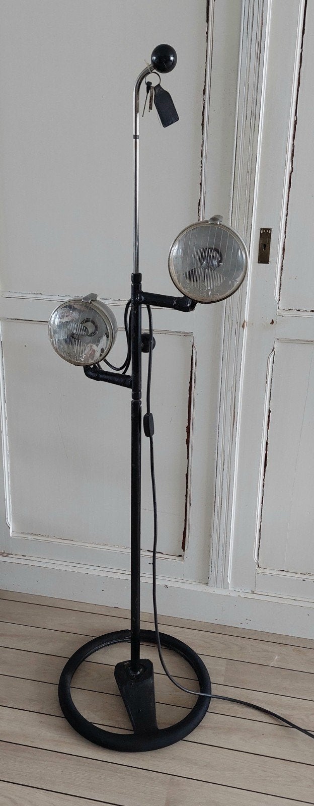 Unieke Lamp van oude 2CV onderdelen  , lelijke eend 1962, Ophalen