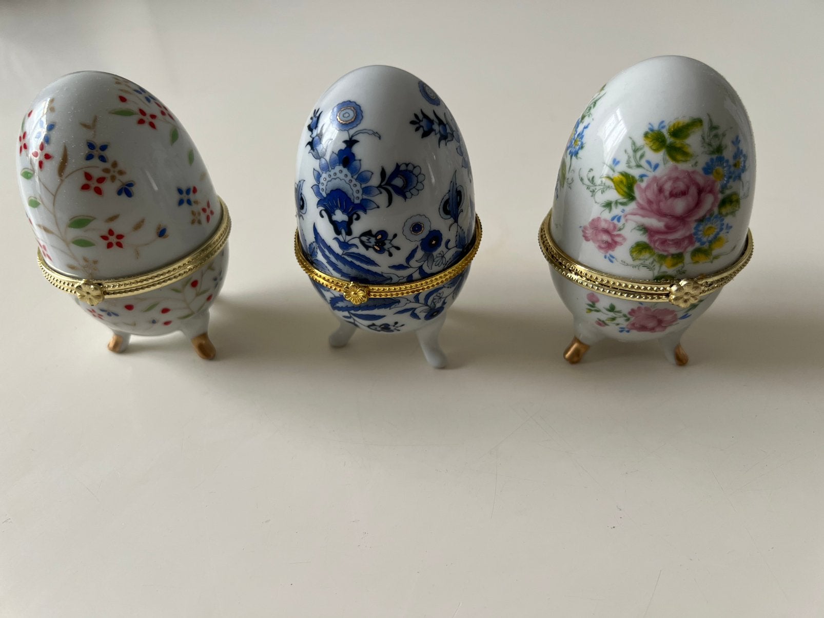 3 mooie Sier eieren, Ophalen of Verzenden