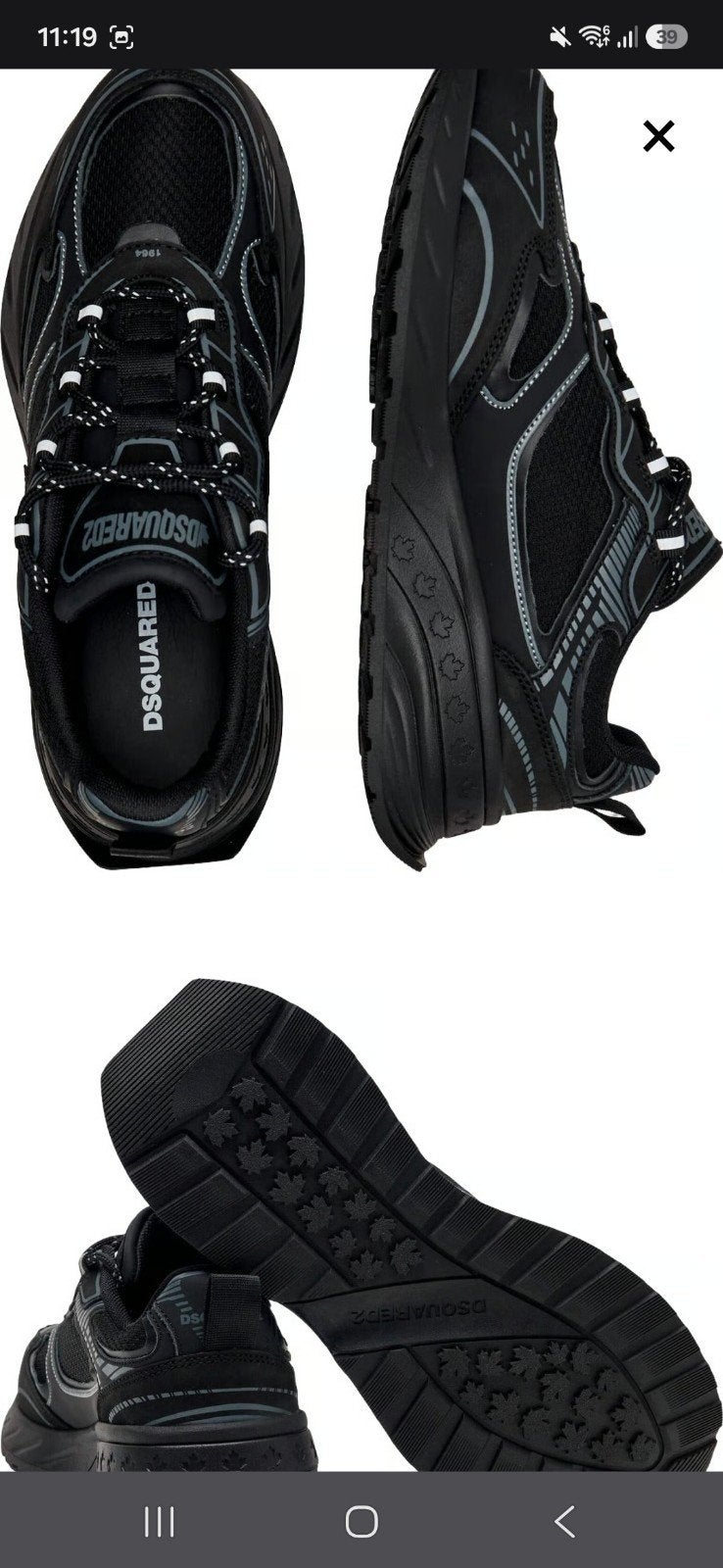 Dsquared2 Legend Sneakers Zwart Maat 43, Kleding | Heren, Schoenen, Dsquared2, Zwart, Ophalen of Verzenden, Sneakers of Gympen