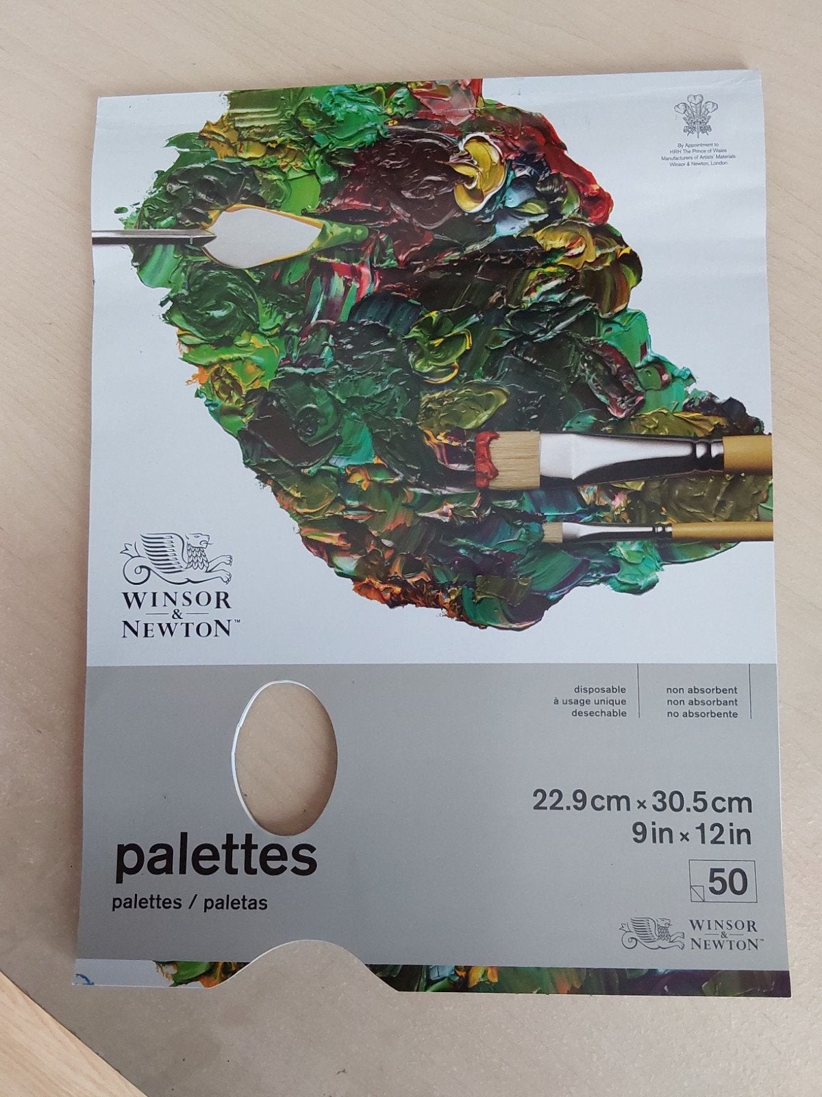 Winsor & Newton Afscheurpalet - 50 vellen, 22.9x30.5 cm, Ophalen of Verzenden
