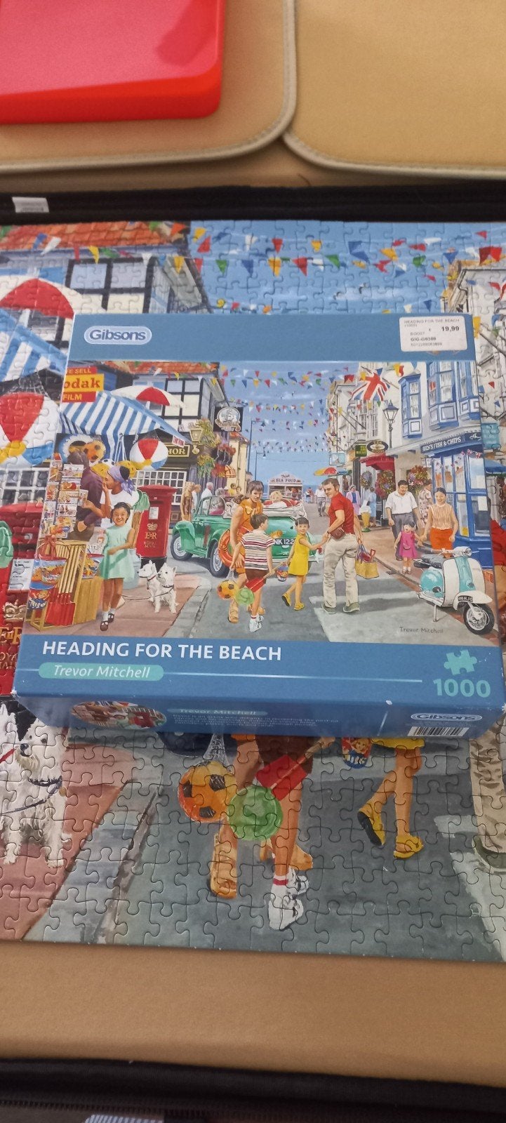 Gibson puzzel, 1000 stukjes, compleet, Ophalen, 500 t/m 1500 stukjes, Zo goed als nieuw