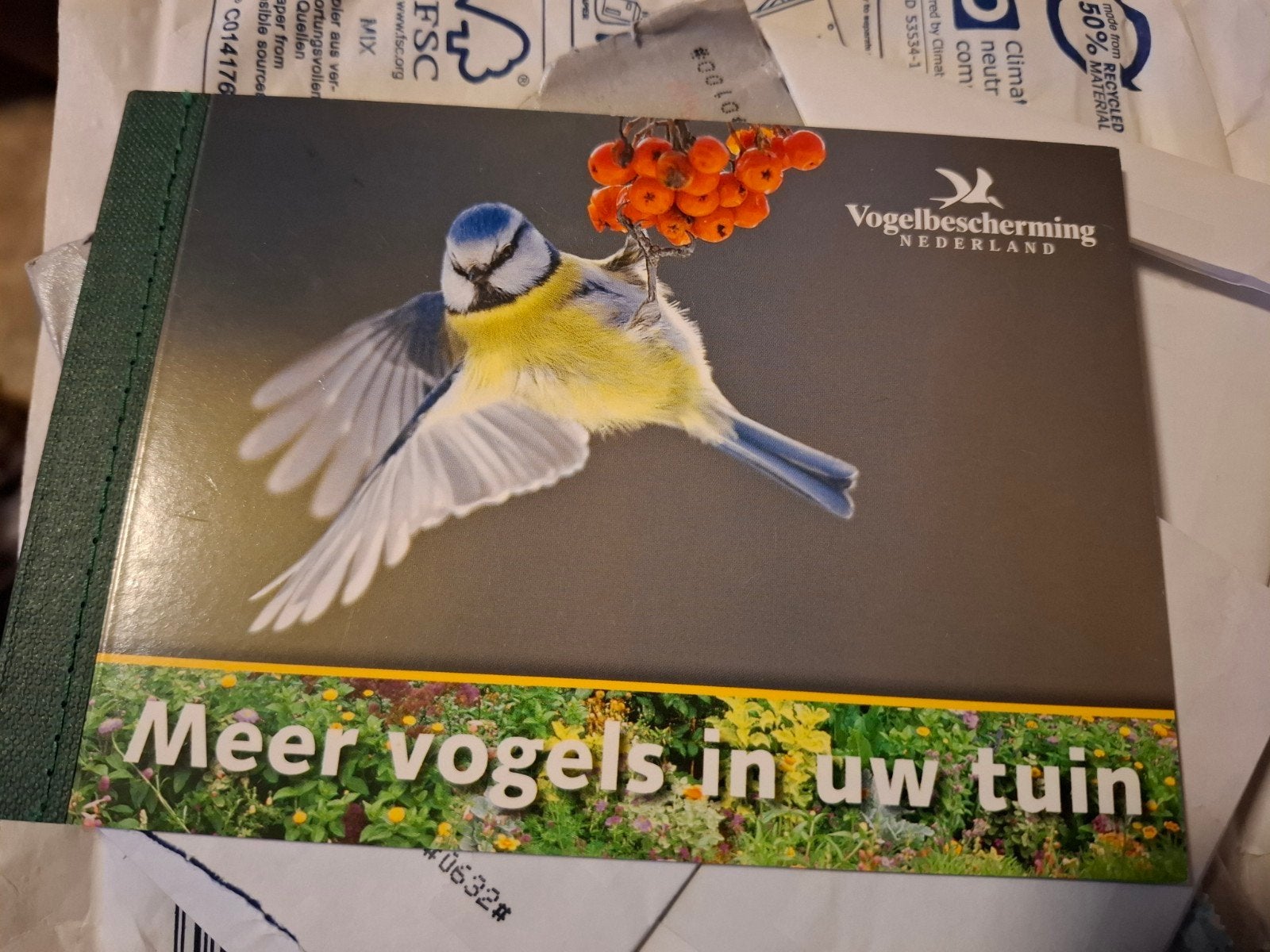 Prestige boekje vogels in de tuin, Ophalen of Verzenden, Na 1940, Gestempeld