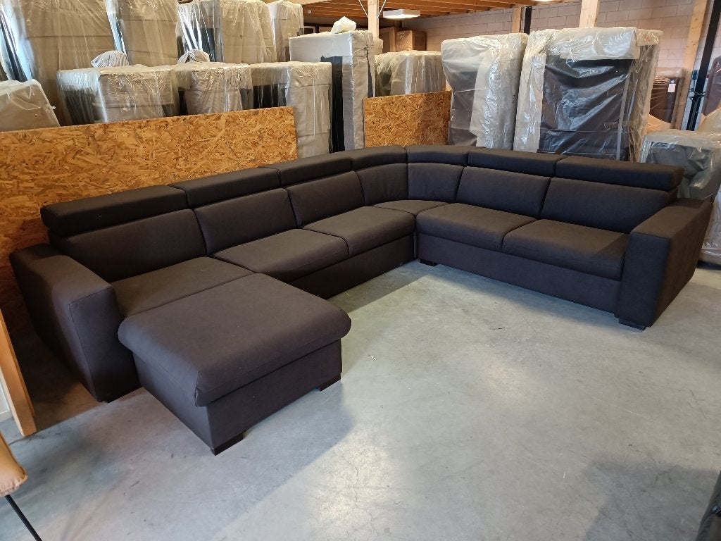 NIEUW model Anouk U-vorm, Ophalen, Hoekbank, Metaal, Vierpersoons of meer
