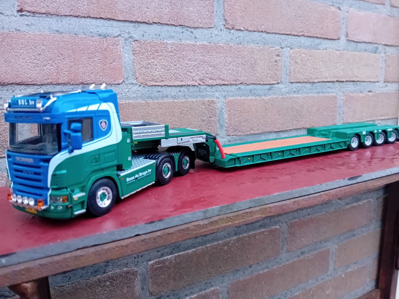W.S.I. scania De Bruyn zwaartransport, Ophalen of Verzenden, Zo goed als nieuw, Bus of Vrachtwagen, Tekno