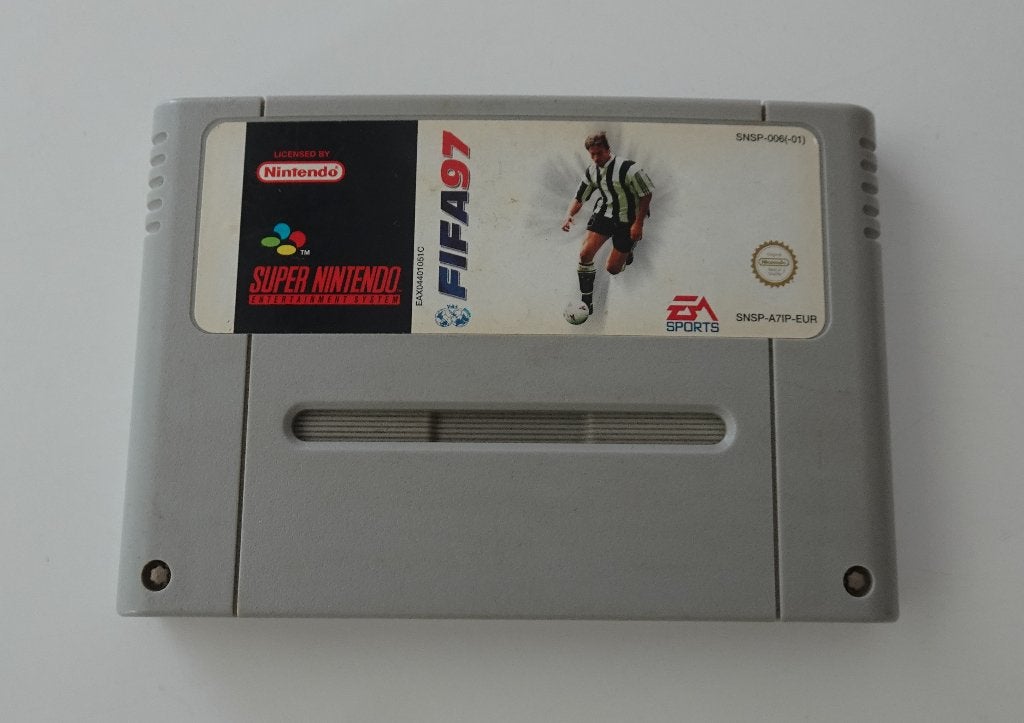 FIFA 97 voor Super Nintendo, Ophalen, 2 spelers, Zo goed als nieuw, Vanaf 3 jaar