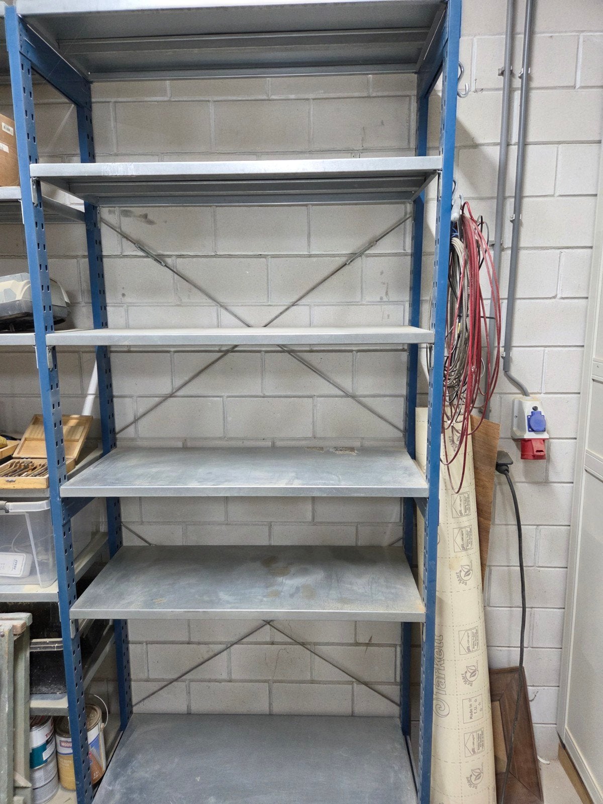 Professionele Bosal stelling - 6 secties van 1mtr, 2x3mtr, Ophalen, Gebruikt