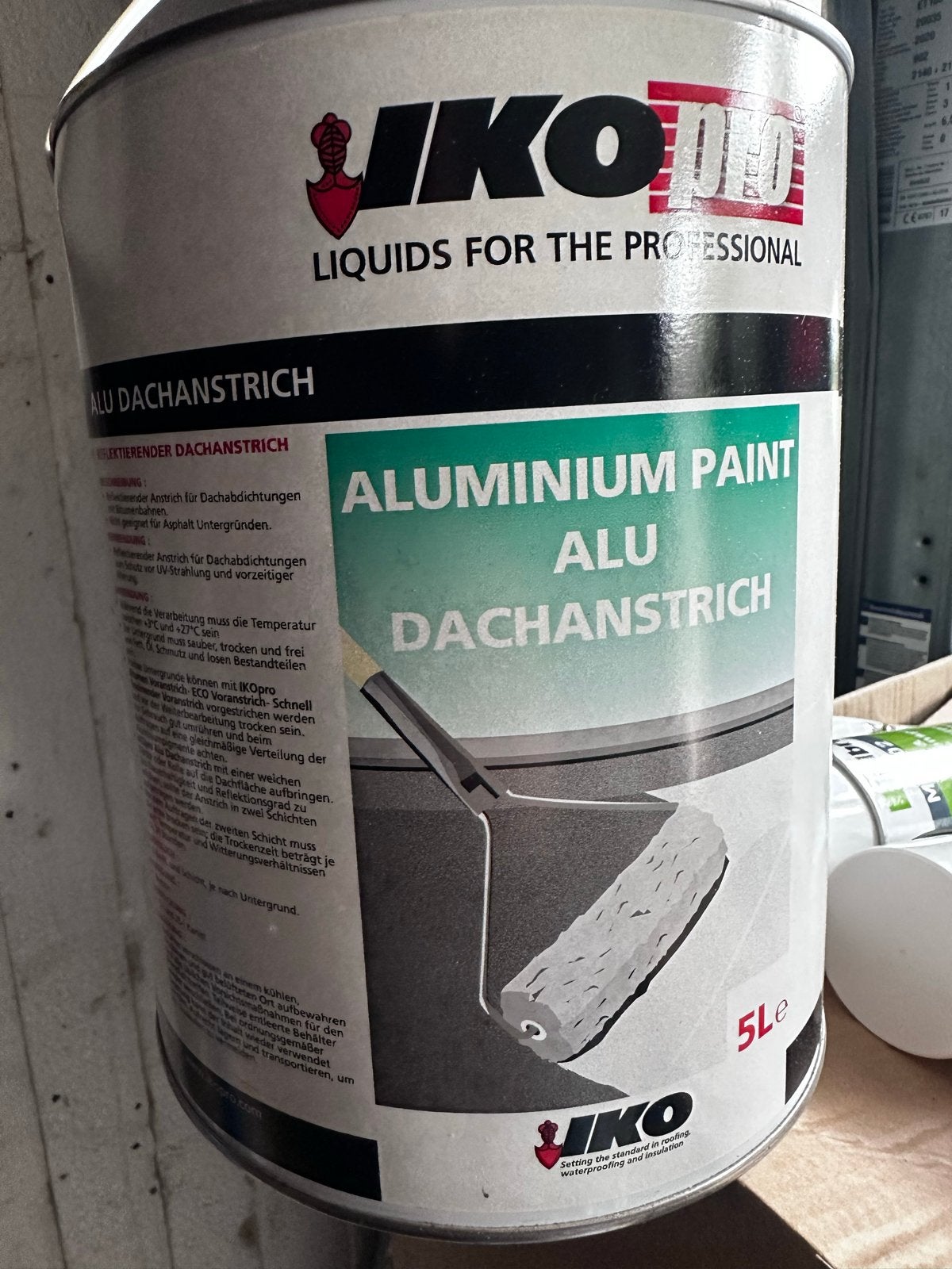 IKOpro Aluminium Dakverf 5L - Nieuw, Ophalen, Nieuw, Overige kleuren