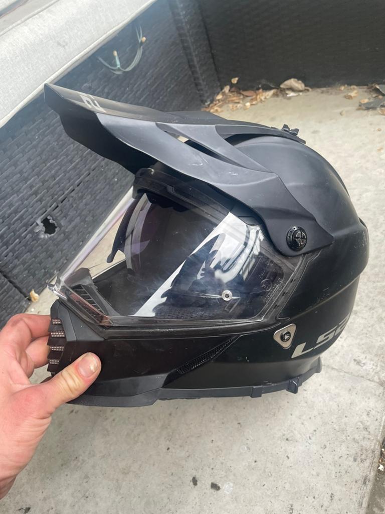 Crosshelm “Black Darth theme” Te Koop, Motoren, Kleding | Motorhelmen, Dames, Heren, Offroadhelm, L, Overige merken, Tweedehands