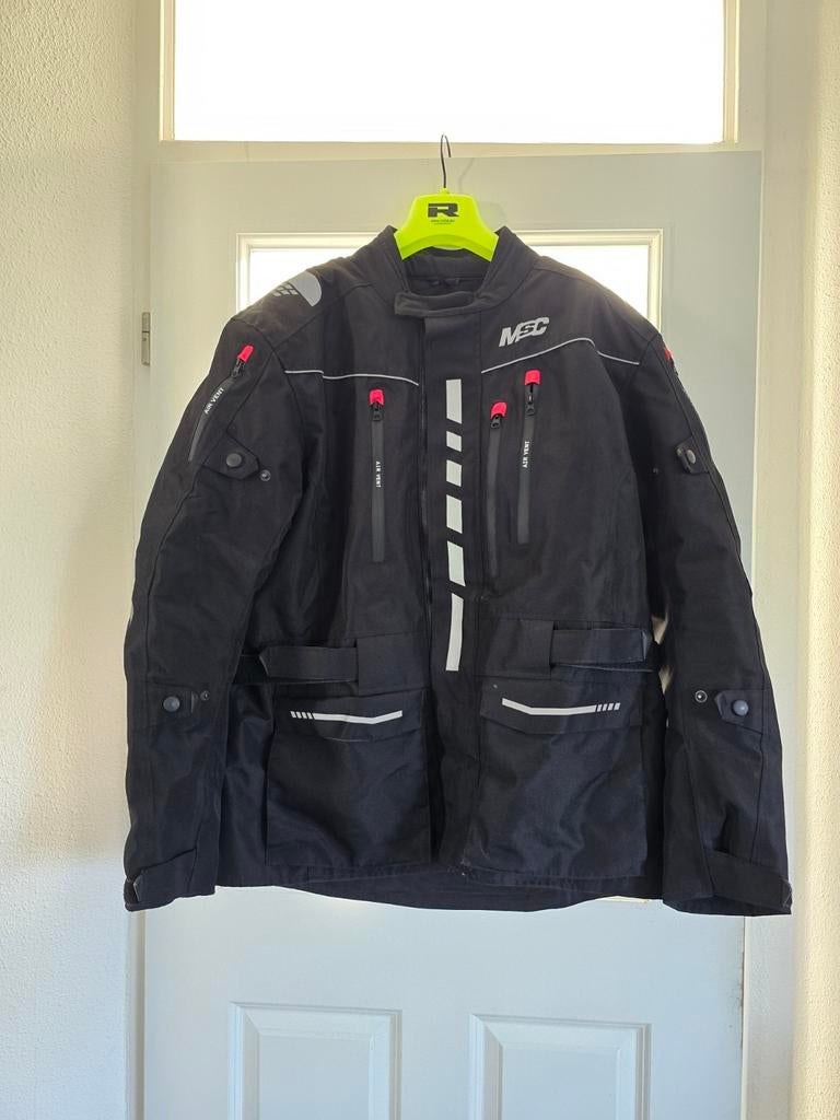 MSC motorjas zwart 6XL, Motoren, Jas | textiel, Heren, MSC, Ophalen of Verzenden