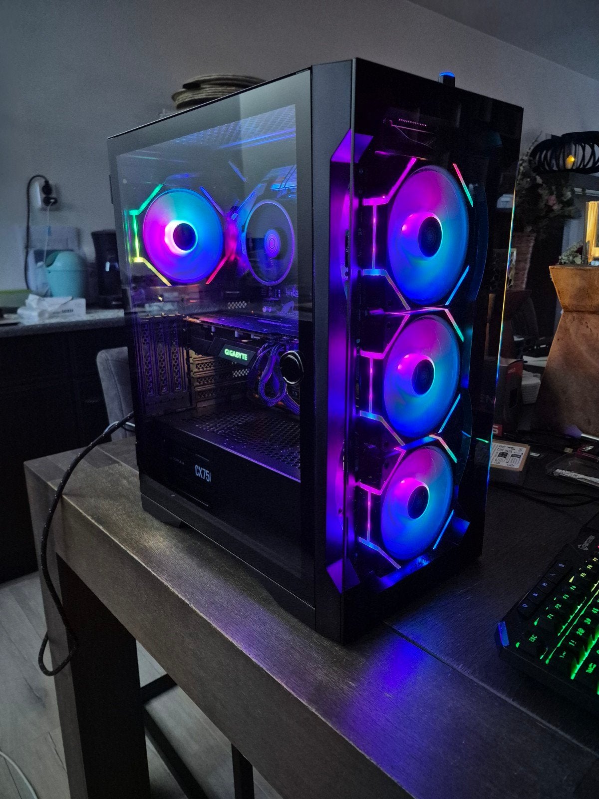 Gaming PC Ryzen 5 4500 RX5700XT 24GB RAM 1.2TB m.2, Computers en Software, Desktop Pc's, Ophalen, 1.2 TB, Custom Build, Zo goed als nieuw