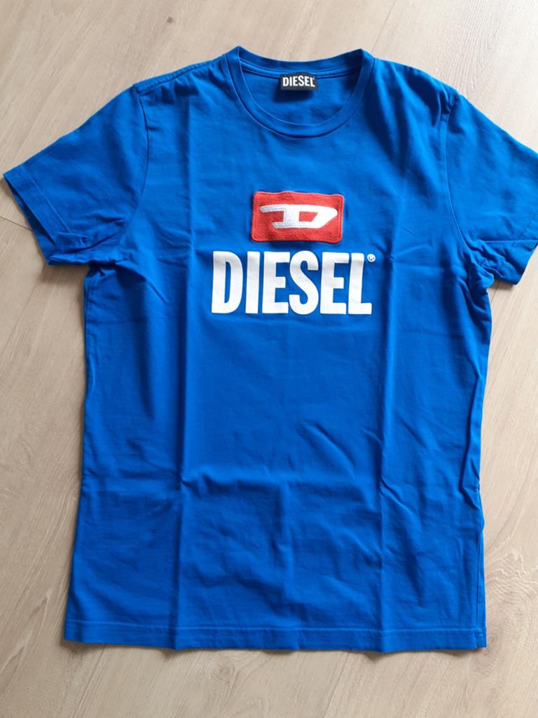 Heren Diesel t shirt maat s, Kleding | Heren, T-shirts, Diesel, Blauw, Ophalen of Verzenden, Zo goed als nieuw