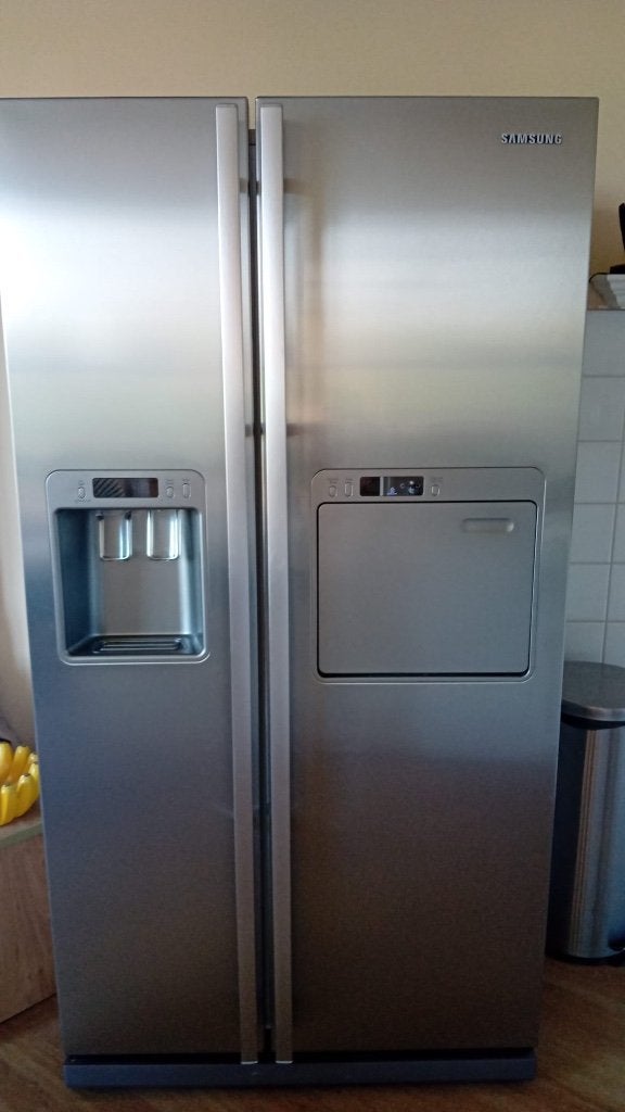 Koelkast Samsung Amerikaanse met vriesgedeelte, Ophalen, Gebruikt, 200 liter of meer, 60 cm of meer